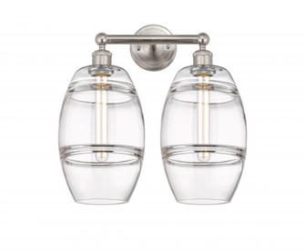 Vaz - 2 Light - 17 inch - Satin Nickel - Bath Vanity Light (3442|616-2W-SN-G557-8CL)
