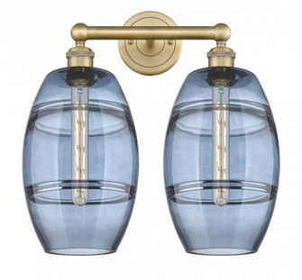 Vaz - 2 Light - 17 inch - Brushed Brass - Bath Vanity Light (3442|616-2W-BB-G557-8BL)