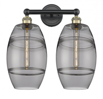 Vaz - 2 Light - 17 inch - Black Antique Brass - Bath Vanity Light (3442|616-2W-BAB-G557-8SM)