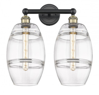 Vaz - 2 Light - 17 inch - Black Antique Brass - Bath Vanity Light (3442|616-2W-BAB-G557-8CL)