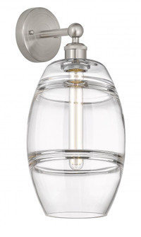 Vaz - 1 Light - 8 inch - Satin Nickel - Sconce (3442|616-1W-SN-G557-8CL)
