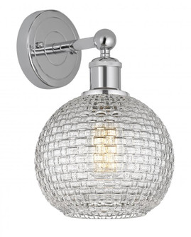 Athens - 1 Light - 8 inch - Polished Chrome - Sconce (3442|616-1W-PC-G122C-8CL)