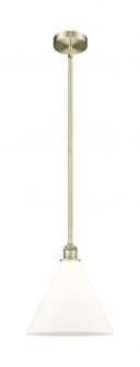 Berkshire - 1 Light - 12 inch - Antique Brass - Stem hung - Mini Pendant (3442|616-1S-AB-GBC-121)
