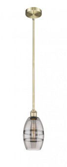 Vaz - 1 Light - 6 inch - Antique Brass - Stem hung - Mini Pendant (3442|616-1S-AB-G557-6SM)