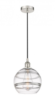 Rochester - 1 Light - 10 inch - Polished Nickel - Cord hung - Mini Pendant (3442|616-1P-PN-G556-10CL)