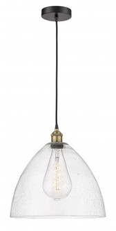 Bristol - 1 Light - 16 inch - Black Antique Brass - Cord hung - Pendant (3442|616-1P-BAB-GBD-164-LED)