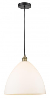 Bristol - 1 Light - 16 inch - Black Antique Brass - Cord hung - Pendant (3442|616-1P-BAB-GBD-161-LED)