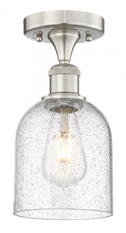 Bella - 1 Light - 6 inch - Brushed Satin Nickel - Semi-Flush Mount (3442|616-1F-SN-G558-6SDY)