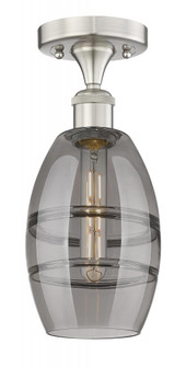 Vaz - 1 Light - 6 inch - Brushed Satin Nickel - Semi-Flush Mount (3442|616-1F-SN-G557-6SM)