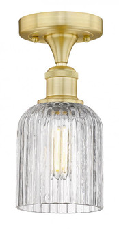 Bridal Veil - 1 Light - 5 inch - Satin Gold - Semi-Flush Mount (3442|616-1F-SG-G559-5CL)