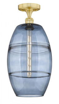 Vaz - 1 Light - 10 inch - Satin Gold - Semi-Flush Mount (3442|616-1F-SG-G557-10BL)