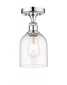 Bella - 1 Light - 6 inch - Polished Chrome - Semi-Flush Mount (3442|616-1F-PC-G558-6CL)