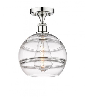 Rochester - 1 Light - 10 inch - Polished Chrome - Semi-Flush Mount (3442|616-1F-PC-G556-10CL)