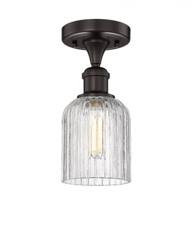 Bridal Veil - 1 Light - 5 inch - Oil Rubbed Bronze - Semi-Flush Mount (3442|616-1F-OB-G559-5CL)