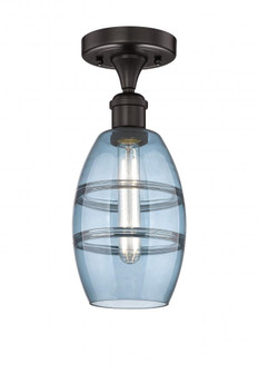 Vaz - 1 Light - 6 inch - Oil Rubbed Bronze - Semi-Flush Mount (3442|616-1F-OB-G557-6BL)