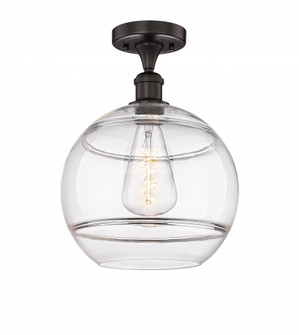 Rochester - 1 Light - 12 inch - Oil Rubbed Bronze - Semi-Flush Mount (3442|616-1F-OB-G556-12CL)