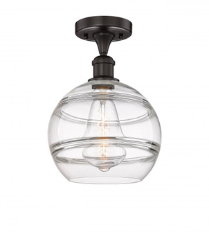 Rochester - 1 Light - 10 inch - Oil Rubbed Bronze - Semi-Flush Mount (3442|616-1F-OB-G556-10CL)