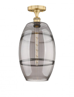 Vaz - 1 Light - 10 inch - Brushed Brass - Semi-Flush Mount (3442|616-1F-BB-G557-10SM)