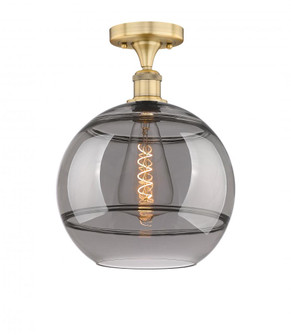 Rochester - 1 Light - 12 inch - Brushed Brass - Semi-Flush Mount (3442|616-1F-BB-G556-12SM)