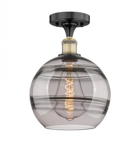 Rochester - 1 Light - 10 inch - Black Antique Brass - Semi-Flush Mount (3442|616-1F-BAB-G556-10SM)