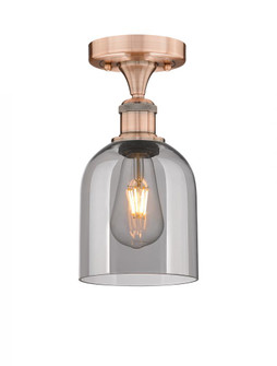 Bella - 1 Light - 6 inch - Antique Copper - Semi-Flush Mount (3442|616-1F-AC-G558-6SM)