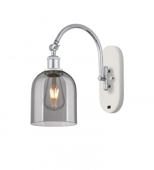 Bella - 1 Light - 6 inch - White Polished Chrome - Adjustable Swing Arm (3442|518-1W-WPC-G558-6SM)