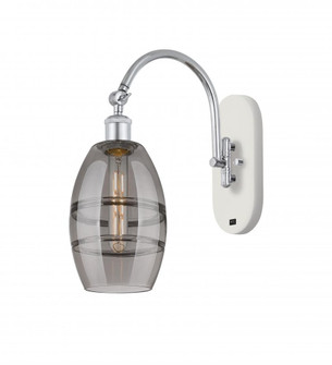 Vaz - 1 Light - 6 inch - White Polished Chrome - Adjustable Swing Arm (3442|518-1W-WPC-G557-6SM)