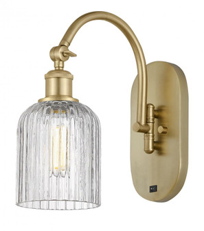 Bridal Veil - 1 Light - 5 inch - Satin Gold - Sconce (3442|518-1W-SG-G559-5CL)