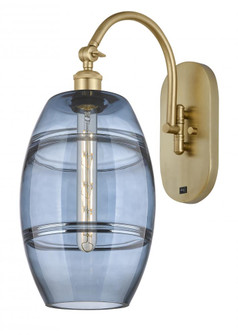 Vaz - 1 Light - 8 inch - Satin Gold - Adjustable Swing Arm (3442|518-1W-SG-G557-8BL)
