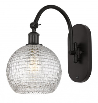 Athens - 1 Light - 8 inch - Oil Rubbed Bronze - Adjustable Swing Arm (3442|518-1W-OB-G122C-8CL)