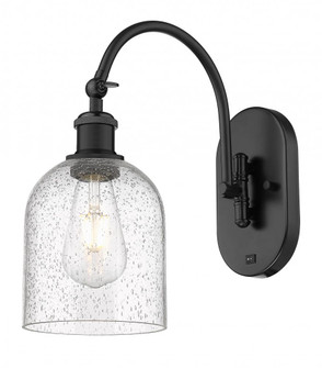 Bella - 1 Light - 6 inch - Matte Black - Sconce (3442|518-1W-BK-G558-6SDY)