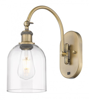 Bella - 1 Light - 6 inch - Brushed Brass - Sconce (3442|518-1W-BB-G558-6CL)