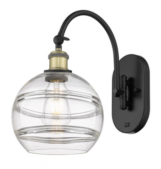 Rochester - 1 Light - 8 inch - Black Antique Brass - Adjustable Swing Arm (3442|518-1W-BAB-G556-8CL)