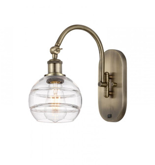 Rochester - 1 Light - 6 inch - Antique Brass - Adjustable Swing Arm (3442|518-1W-AB-G556-6CL)