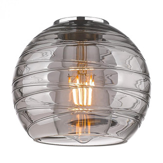 Deco Swirl 6'' Light Smoke Glass (3442|G1213-6SM)