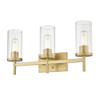 Winslett BCB 3-Light Bath Vanity in Brushed Champagne Bronze with Clear Glass Shade (36|7011-BA3 BCB-CLR)