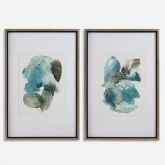 Uttermost Blueprints Watercolor Prints Set Of 2 (85|32291)