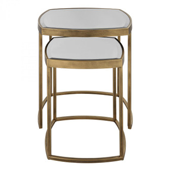 Uttermost Vista Gold Nesting Tables, Set of 2 (85|22957)