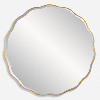 Uttermost Aneta Large Gold Round Mirror (85|09943)