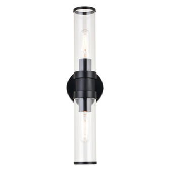 Levitt 2 Light Wall Light Black (51|W0439)