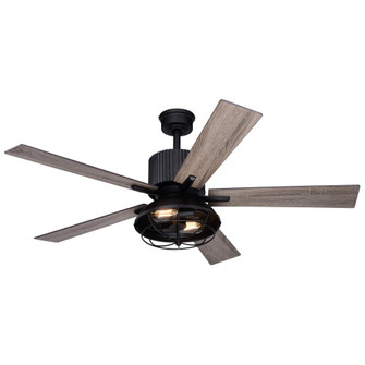 Elkhart 52-in. 2 Light LED Ceiling Fan Black (51|F0110)