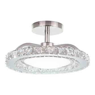 Clara 12.25-in. Semi-Flush Mount Brushed Nickel (51|C0276)