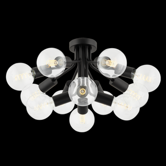 Drea Semi Flush (6939|H680612-SBK)