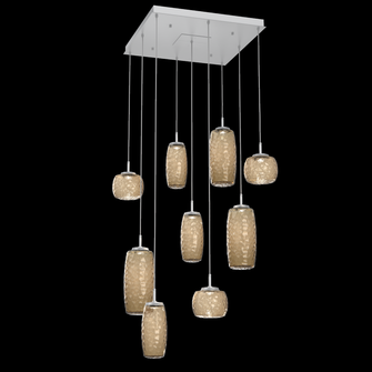 Vessel Square 9pc Multi-Pendant (1289|CHB0091-09-CS-B-C01-L1)