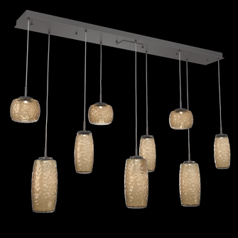 Vessel Linear 9pc Multi-Pendant (1289|PLB0091-09-GP-B-C01-L3)