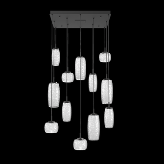 Vessel Square 12pc Multi-Pendant (1289|CHB0091-12-MB-C-C01-L3)