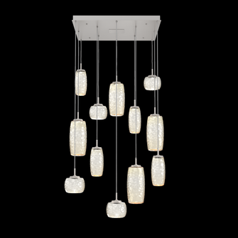 Vessel Square 12pc Multi-Pendant (1289|CHB0091-12-BS-A-C01-L3)