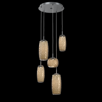 Vessel Round 5pc Multi-Pendant (1289|CHB0091-05-GM-B-C01-L3)