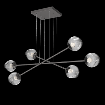 Luna Triple Moda-Graphite-Zircon Inner - Smoke Outer-Stainless Cable-LED 2700K (1289|PLB0086-M3-GP-ZS-CA1-L1)