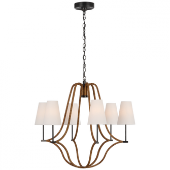 Biscayne Large Wrapped Chandelier (279|CHC 5581BZ/NRT-L)